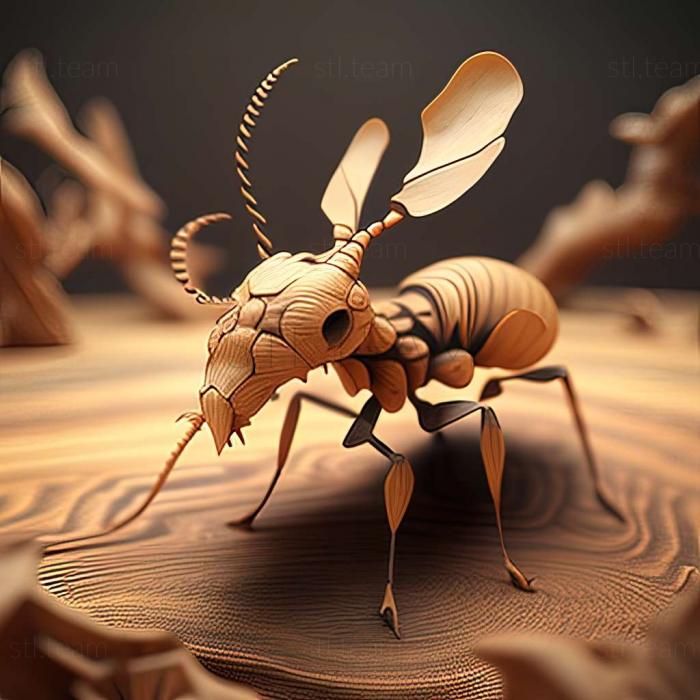 3D модель Camponotus hemichlaena (STL)